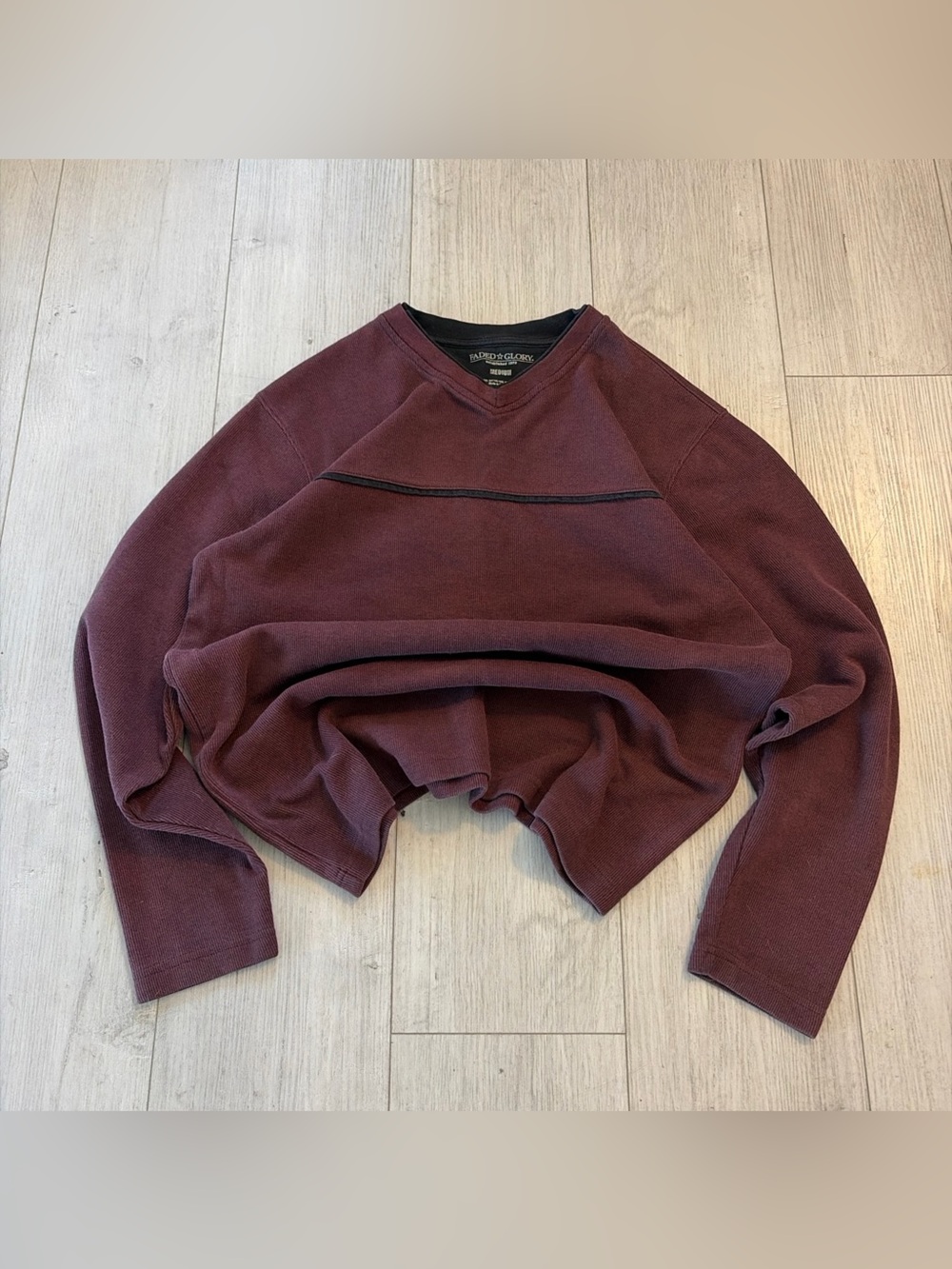 Faded Glory Men's Maroon Sweater